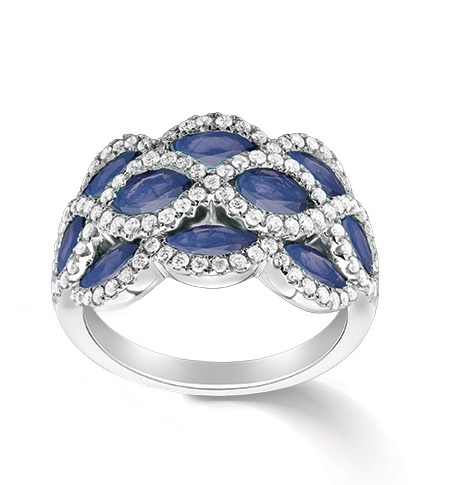 FANCY SAPPHIRE RING