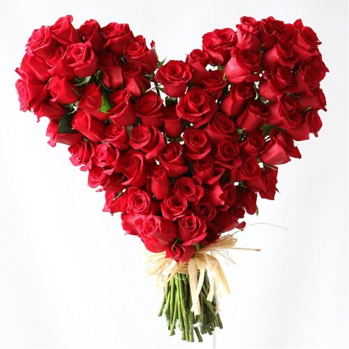 Roses In Heart Shape