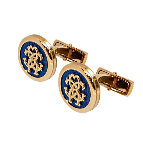 ROBERTO CAVALLI ROSE GOLD CUFFLINKS