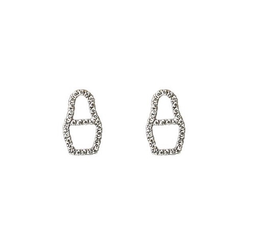 WHITE GOLD EARRINGS