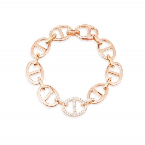 CHAÃŽNE MAILLE MARINE BRACELET - PINK