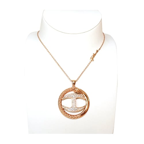 JUST CAVALLI GLAM ROSE GOLD NECKLACE