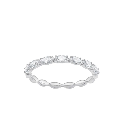 VITTORE MARQUISE RING, WHITE, RHODIUM PLATED