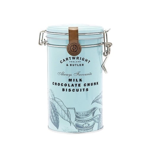 C&B MILK CHOCOLATE CHUNK BISCUITS IN TIN