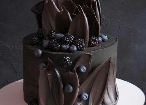 CHOCOLATE BLUEBERRY CAKE