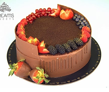 FRUIT CHOCOLATE CAKE