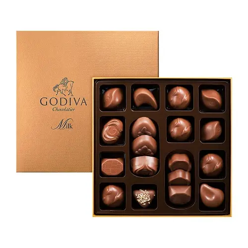 GOLD RIGID BOX, 14 PCS