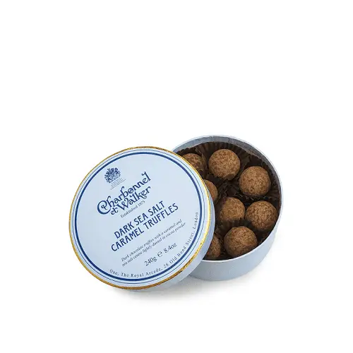 DARK SEA SALT CARAMEL TRUFFLES