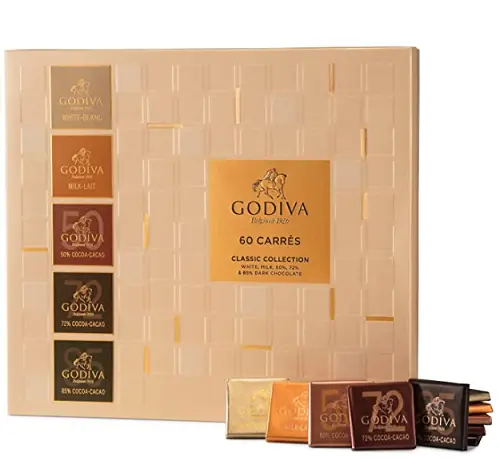 GODIVA CARRES FULL RANGE 60-PIECE