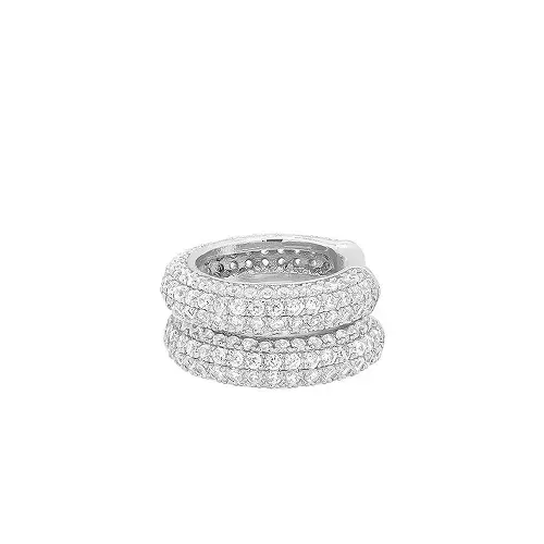 MICRO PAVE CUFF EARRINGS