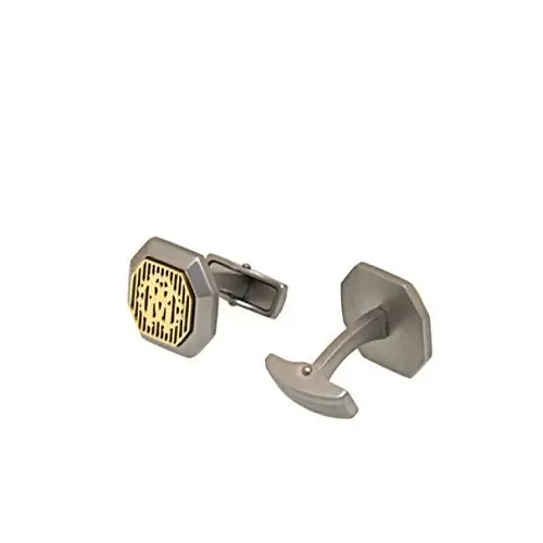 ROBERTO CAVALLI SILVER COLOR CUFFLINKS