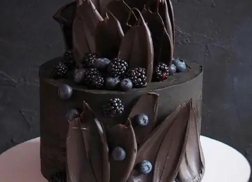 CHOCOLATE BLUEBERRY CAKE