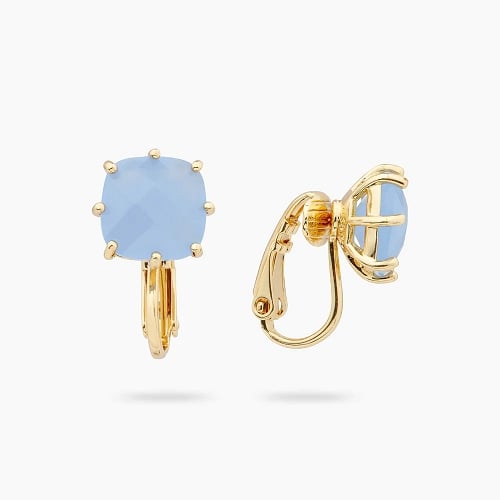 SKY BLUE DIAMANTINE EARRINGS