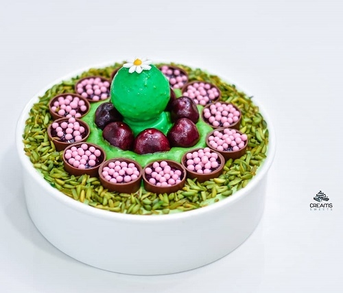 Truffle Pistachio Cake