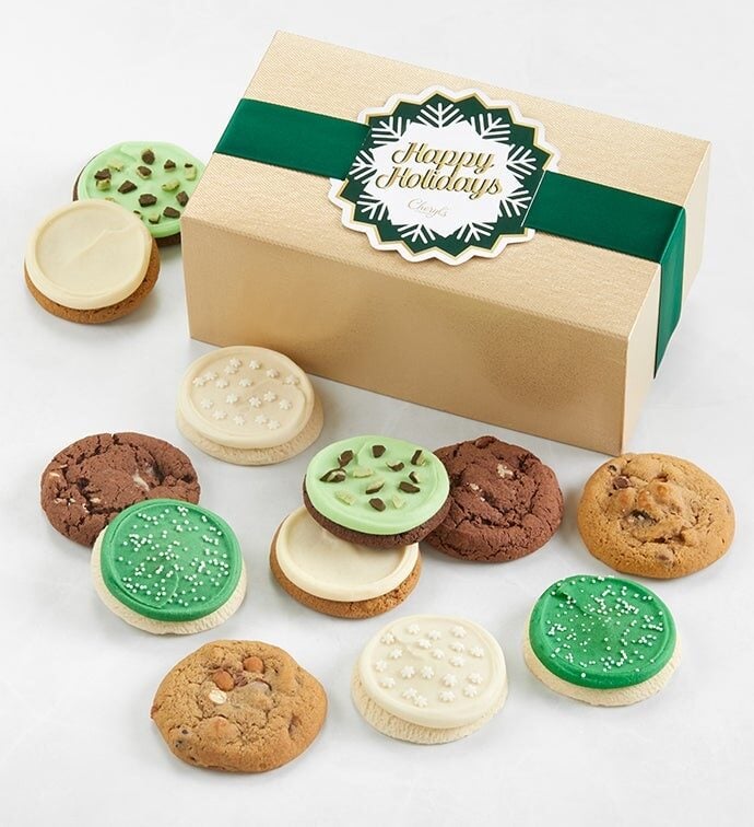 Sparkling Assorted Cookie Gift Box (12 ct.)