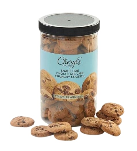 Snack Size Crunchy Chocolate Chip Cookie Canister