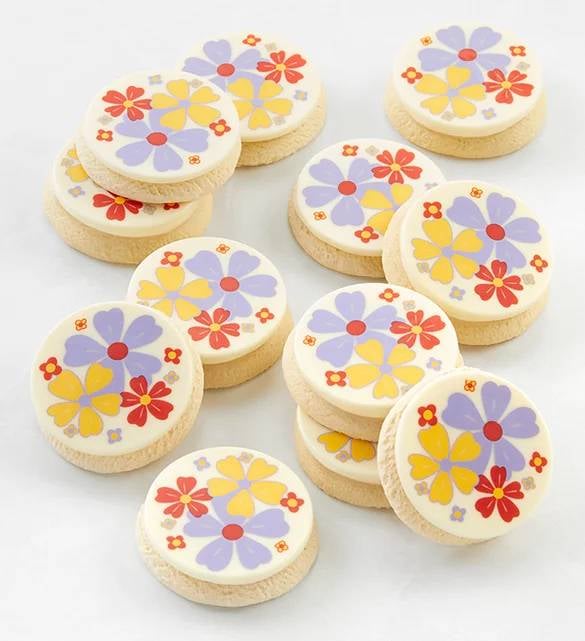 Buttercream-Frosted Flower Art Cookie Gift Box
