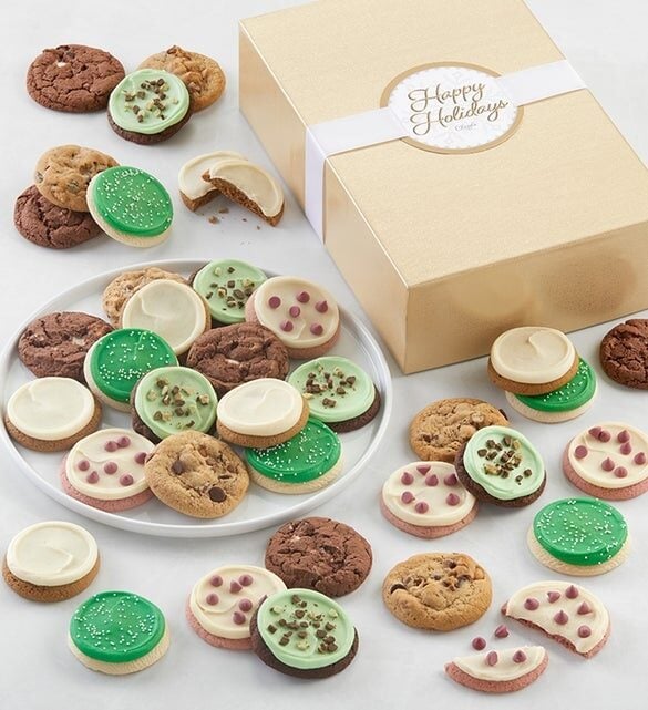 SPARKLING ASSORTED COOKIE BOX - 36