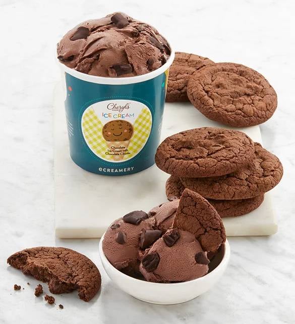 Chocolate Chunk Ice Cream and Cookies