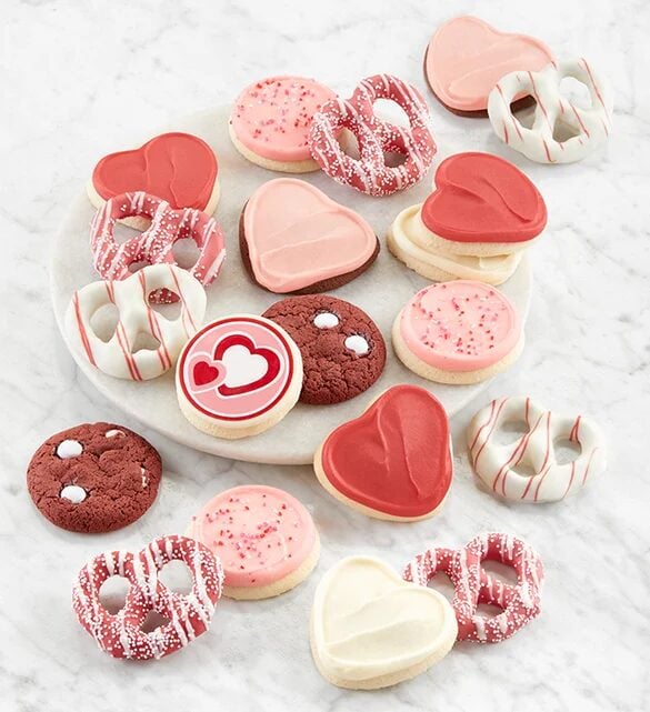 Buttercream Frosted Cookie & Pretzels - 20