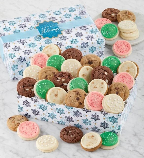 SPARKLING ASSORTED COOKIE GIFT BOX - 36