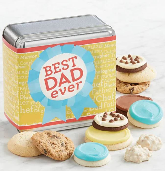 Best Dad Ever Mini Treats Gift Tin