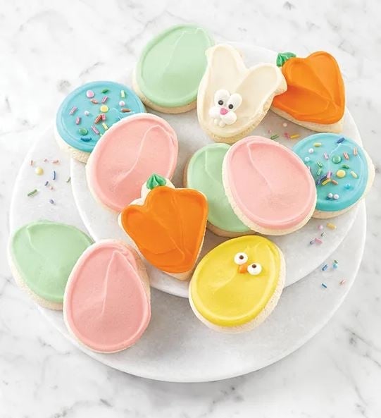 Buttercream Frosted Premier Easter Cut-Out Cookies (BUTTERCREAM FROSTED PREMIER EASTER CUT-OUT COOKIES - 12)