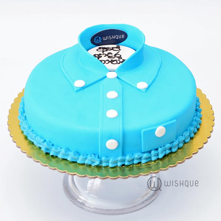 Dad Shirt Ribbon Cake