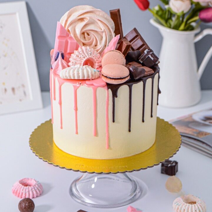 Choco-nilla Celebrations Cake