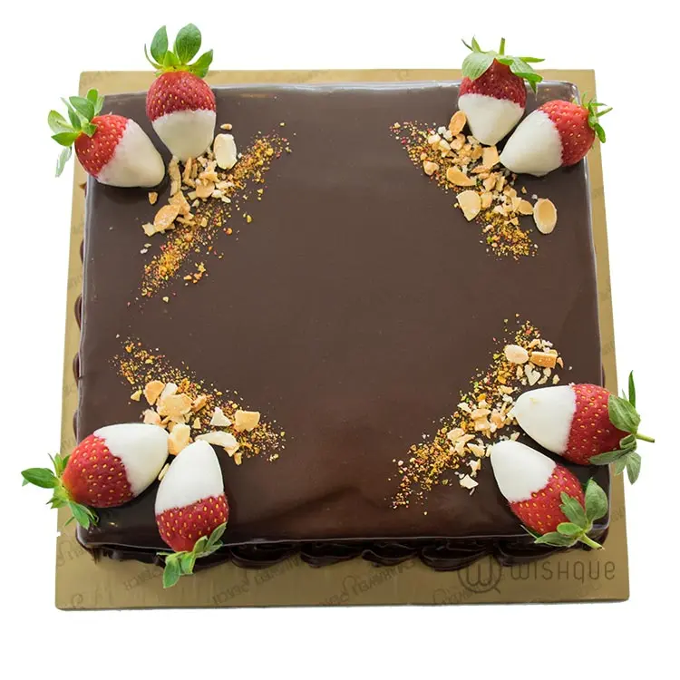 Dark & White Chocolate Layer Gateaux
