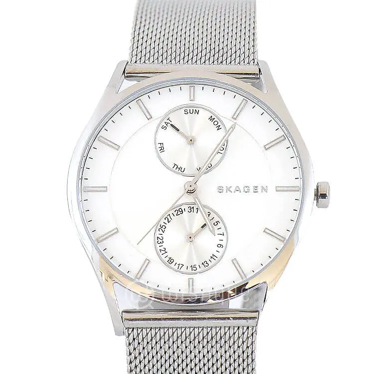 SKAGEN Holst Stainless Steel Menâ€™s Watch & Cufflink SKW1065