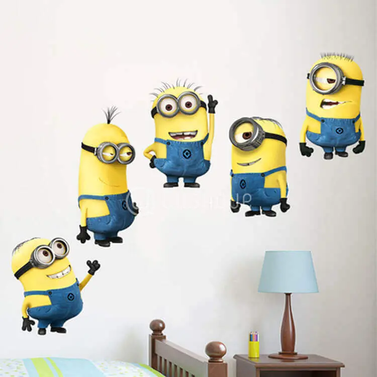 Cartoon Minions Wall Stickers