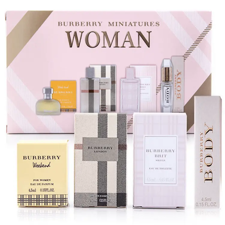 Burberry Miniatures Women's 4piece Gift Set