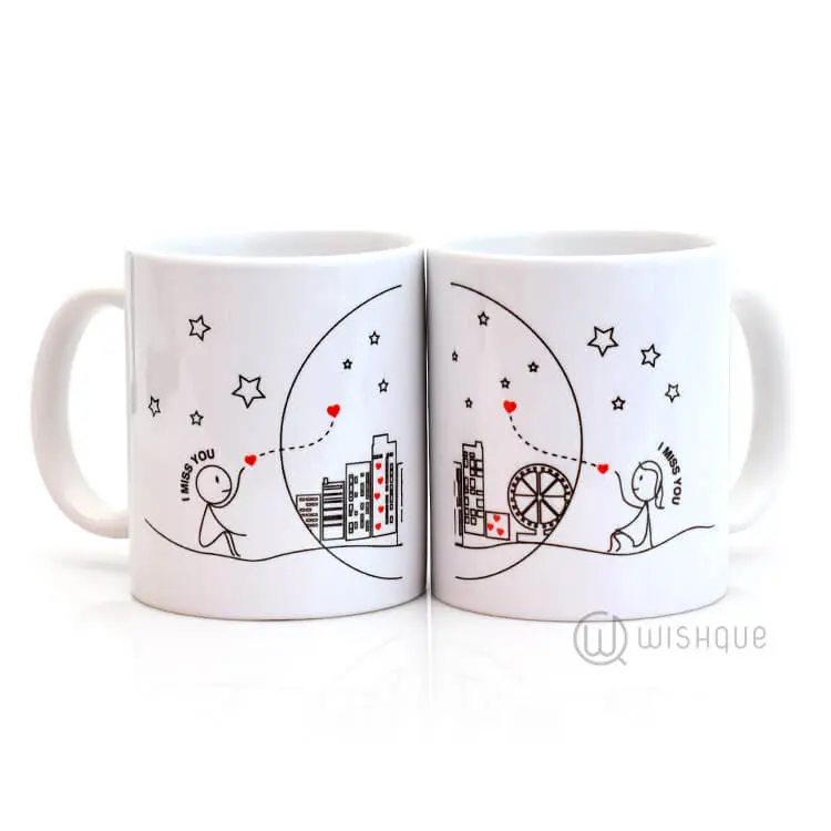 I Miss You Couple Mug