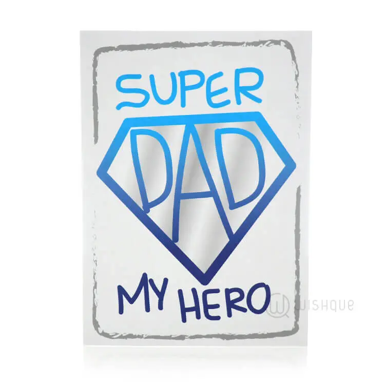 Super Hero Dad Greeting Card