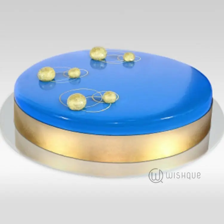 Blueberry Mirror Cheesecake