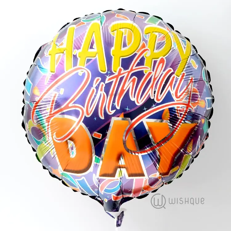 Happy Birthday Celebrations Foil Balloon