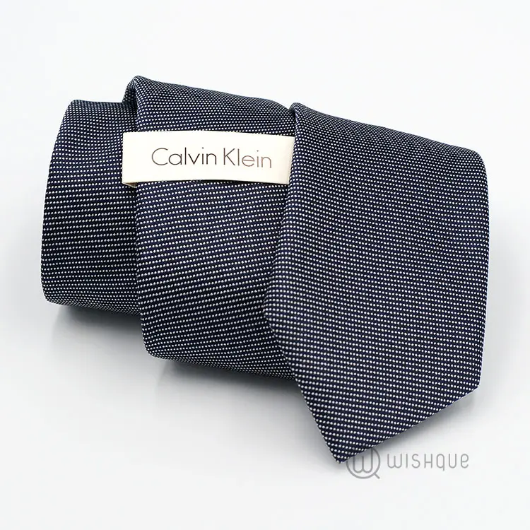 Calvin Klein Men's Business Brown Fine Spot Tie