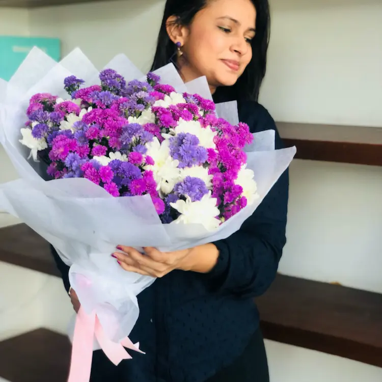 Happy Violet Large Bouquet