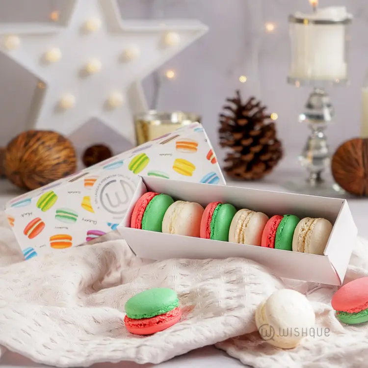 Christmas Macarons Gourmet Collection Box of 6