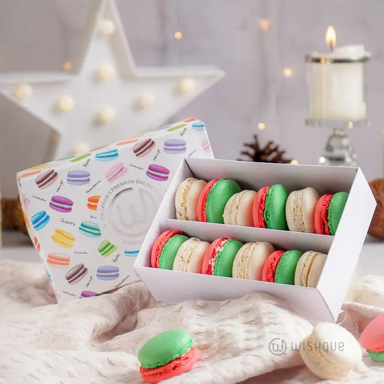 Christmas Macarons Gourmet Collection Box of 12