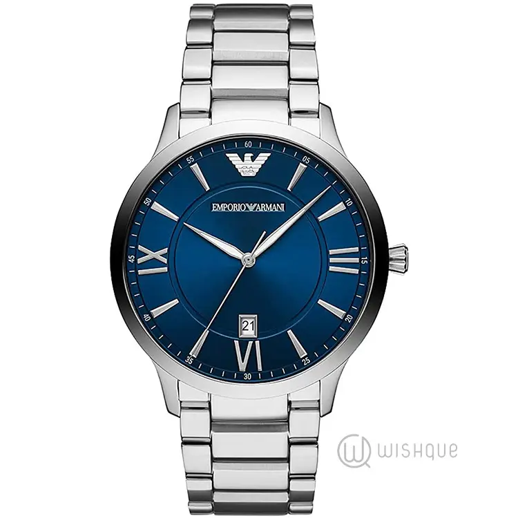 Emporio Armani Analog Blue Dial Men's Watch AR11227