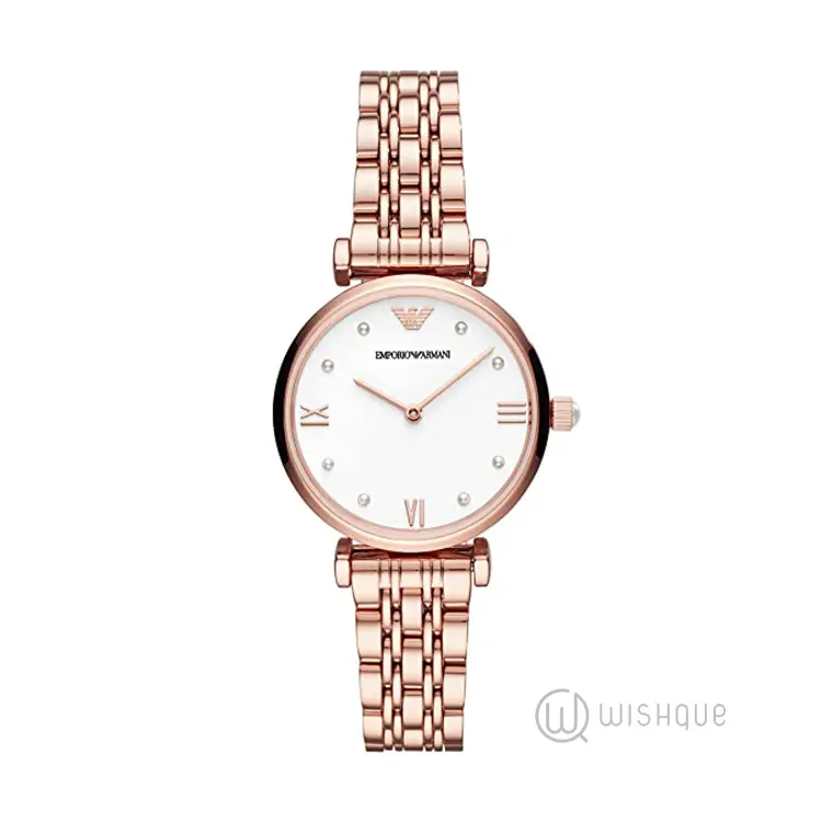 Emporio Armani Analog White Dial Women's Watch AR11267