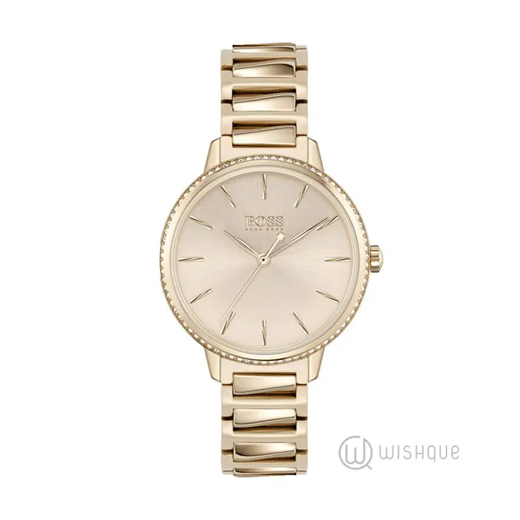 Hugo Boss Analog Rose Gold Dial Women's Watch 1502540