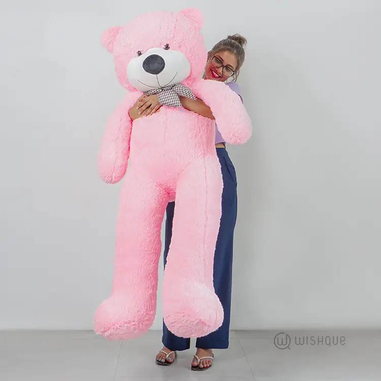 Giant Plush Teddy Bear - Pink (5.2 feet)