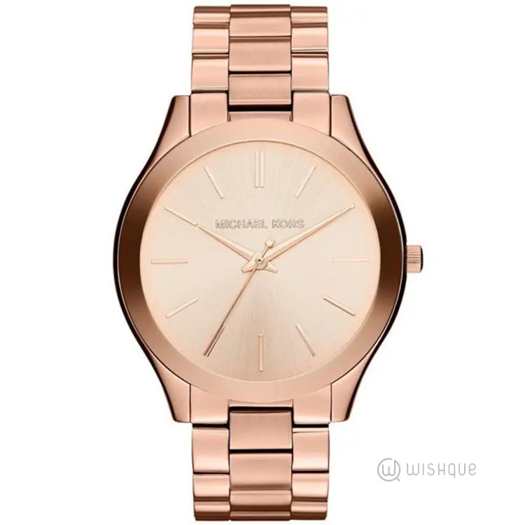 Michael Kors Slim Runway Stainless Steel Bracelet Watch for Women MK3197