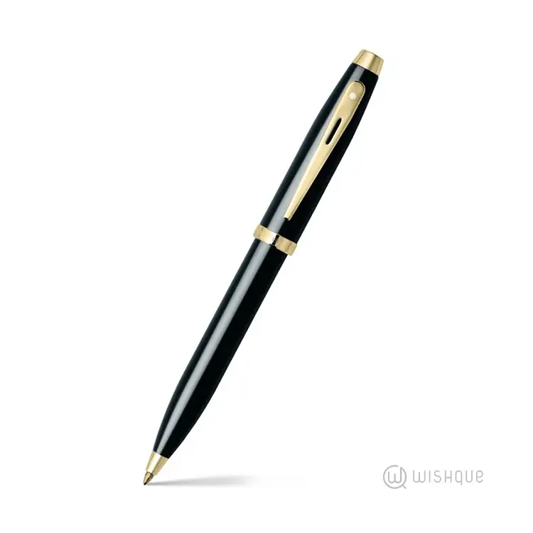 Pen Sheaffer 100 E9322 Glossy Black With Gold Tone Trims BP