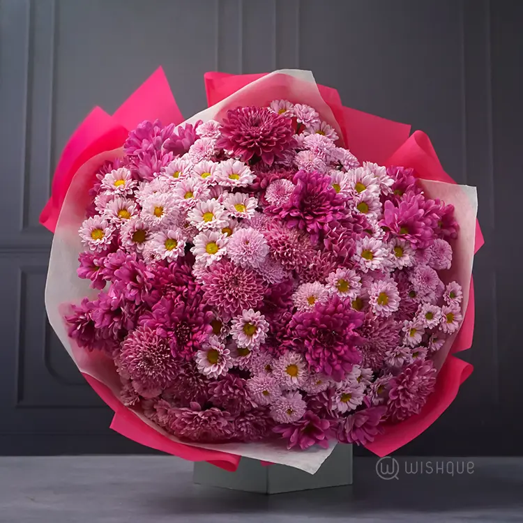 Blossoms of Chrysanths Bouquet
