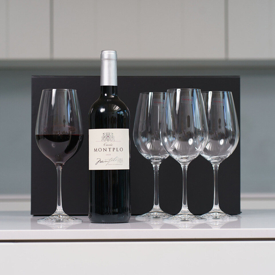 Galway Crystal & Wine Gift Set