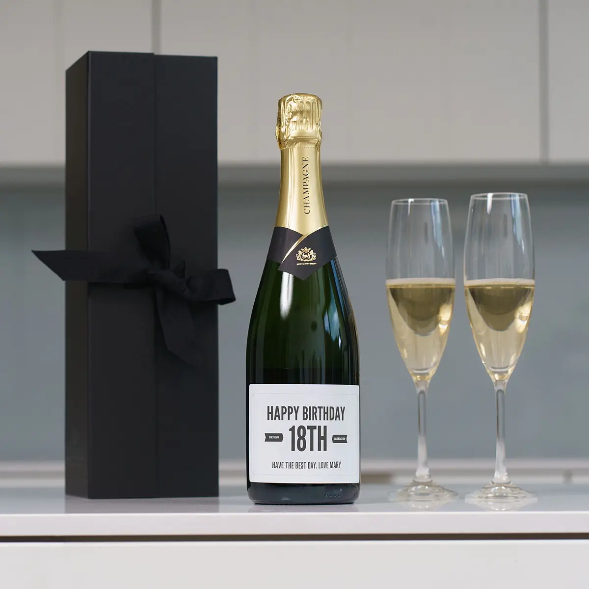 Happy 18th Personalised Champagne